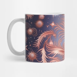 Other Worldly Designs- nebulas, stars, galaxies, planets with feathers Mug